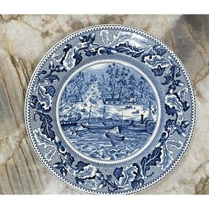 Vintage Johnson Bros Historic America Sacramento City Ca. Blue Plate England